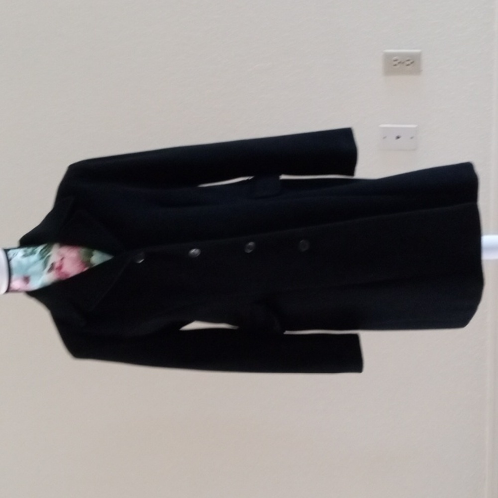Beautiful single breasted angora/wool Calvin Klein coat